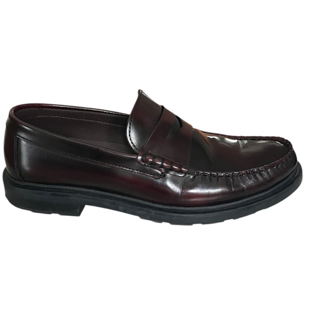Bruno Magli Mello Penny Loafer Brown Leather Shoes Men's 11.5 Portugal Comfort